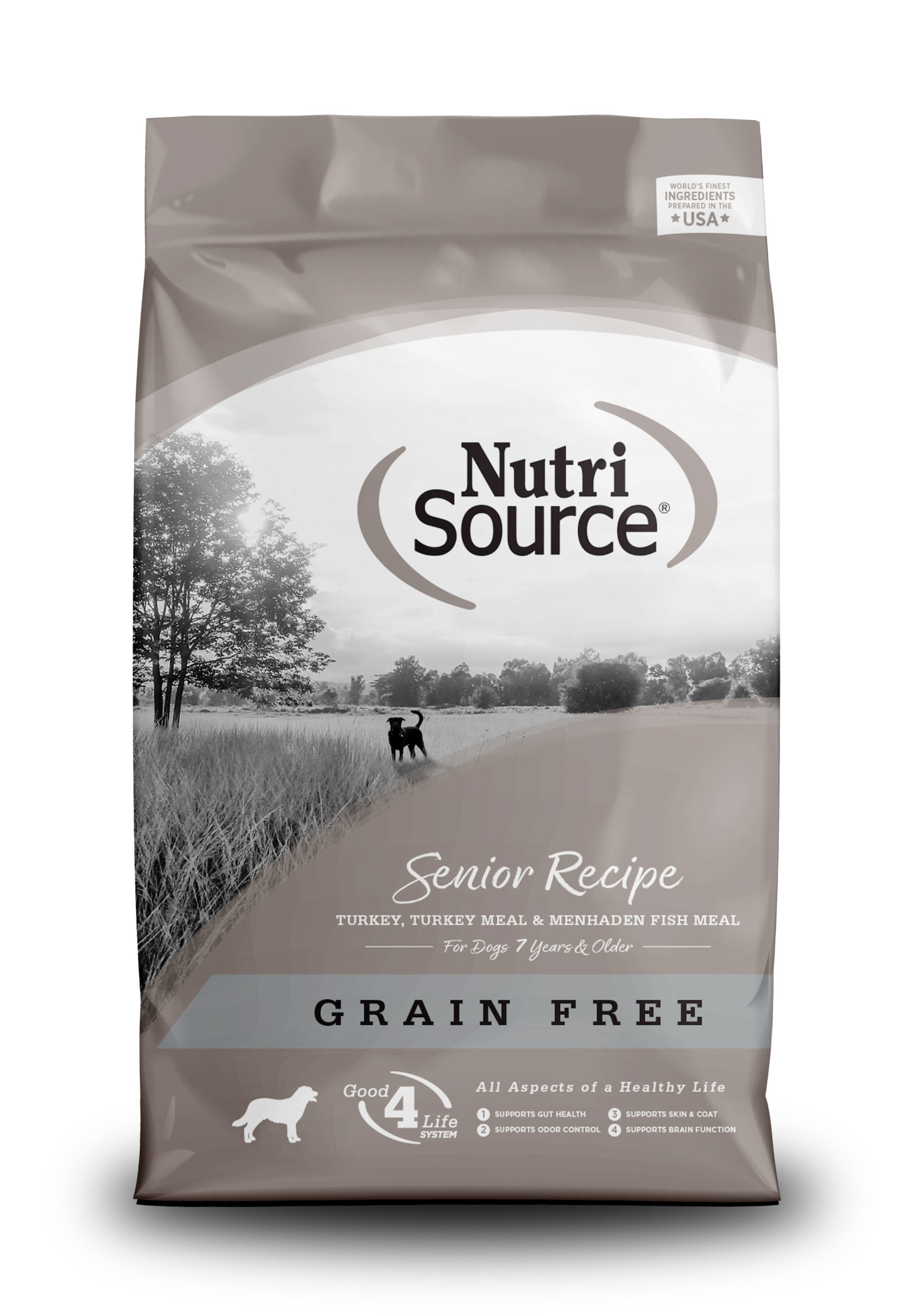 Nutrisource Grain Free Senior Recipe Dry Dog Food - Leashes & leads