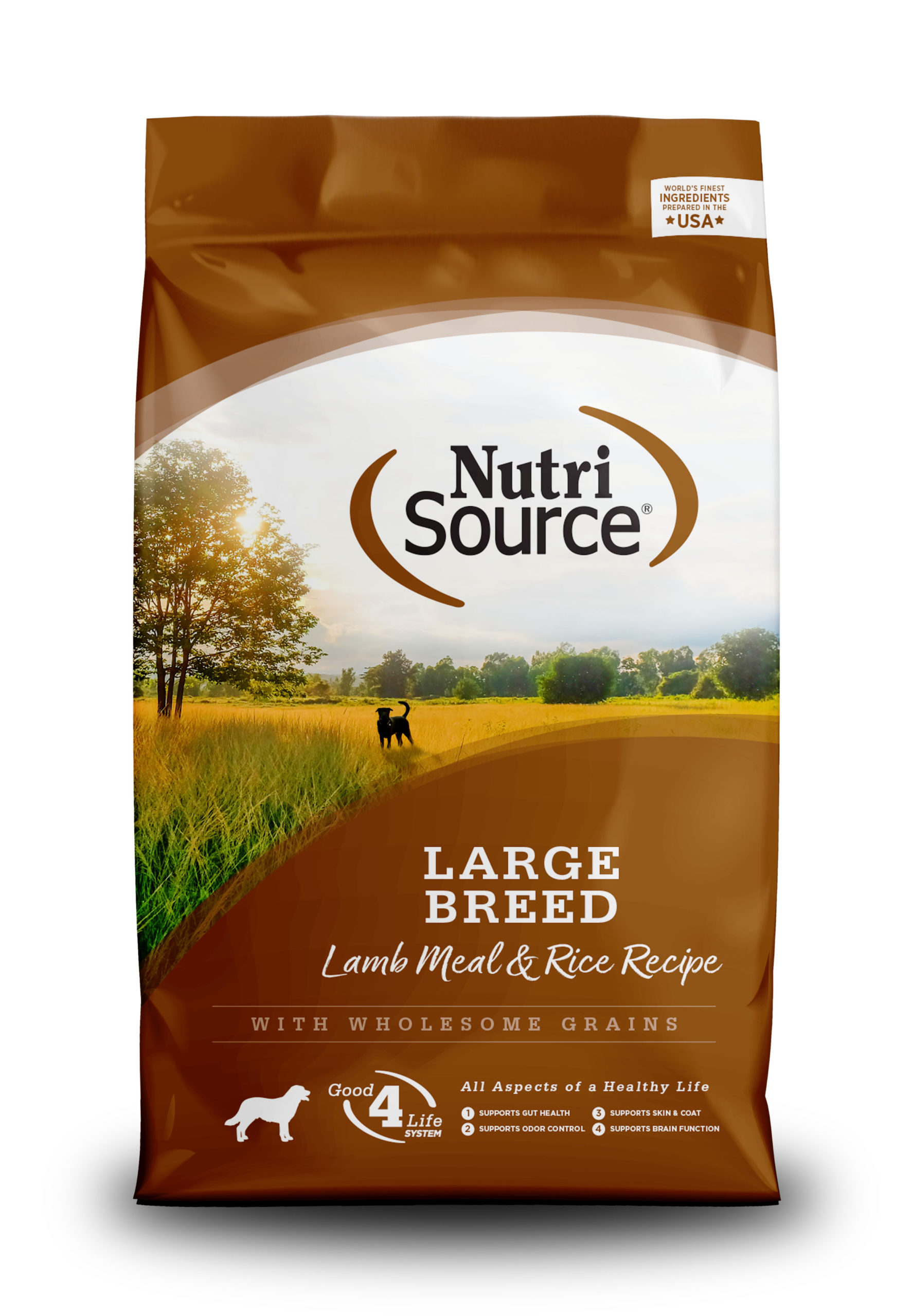 Nutrisource Large Breed Adult Lamb and Rice Dry Dog Food (30 Pounds